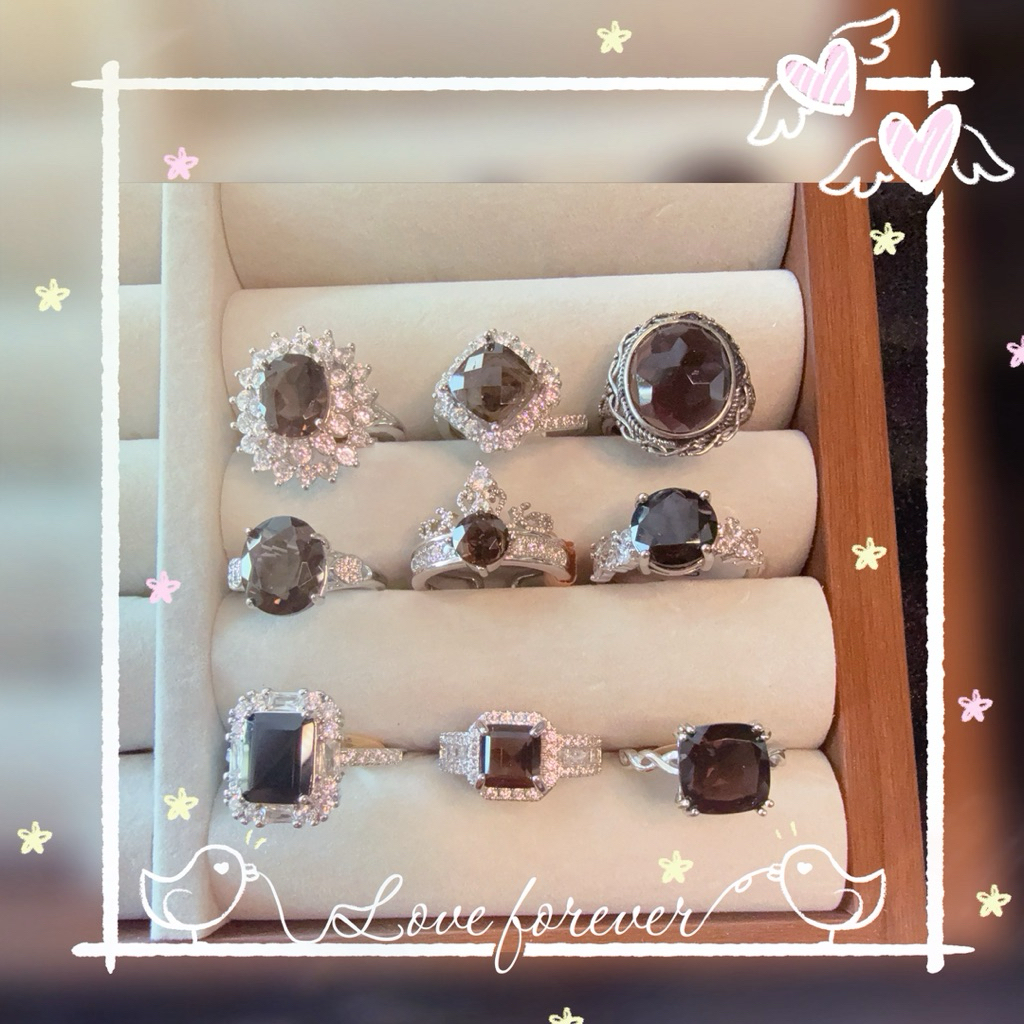 Smoky Quartz(CrystalRings)