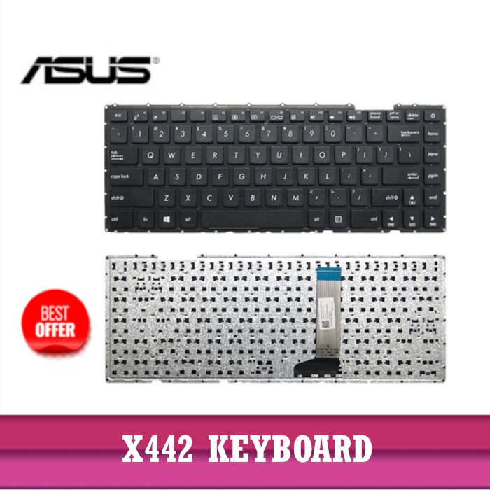 Asus VivoBook A442 A442U X442UF X442U X442U X442UA X442UA-GA100R X442UR แป้นพิมพ์แล็ปท็อป