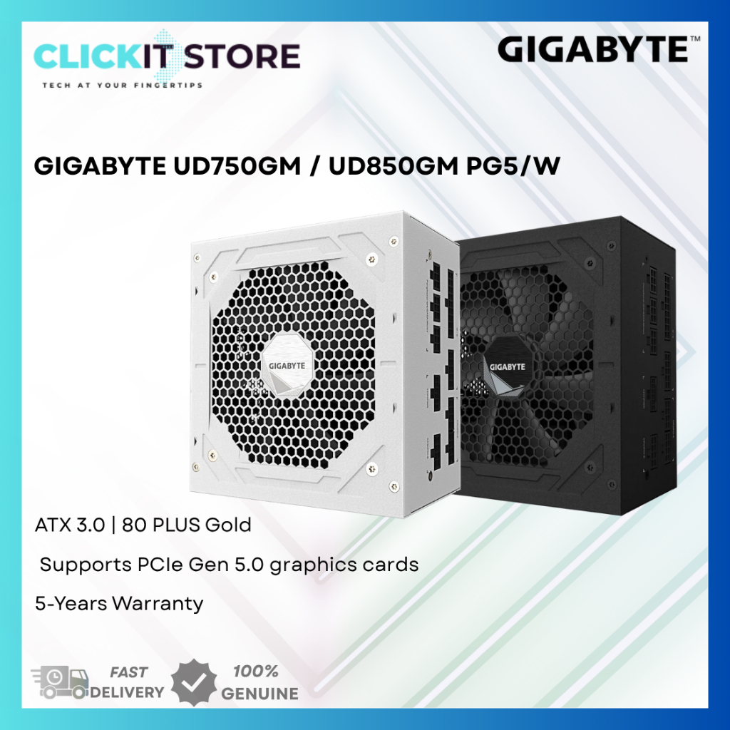 GIGABYTE GP-UD750GM PG5/ WGP-UD850GM PG5/ GP-UD850GM PG5W แหล่งจ่ายไฟ ATX 12V PSU