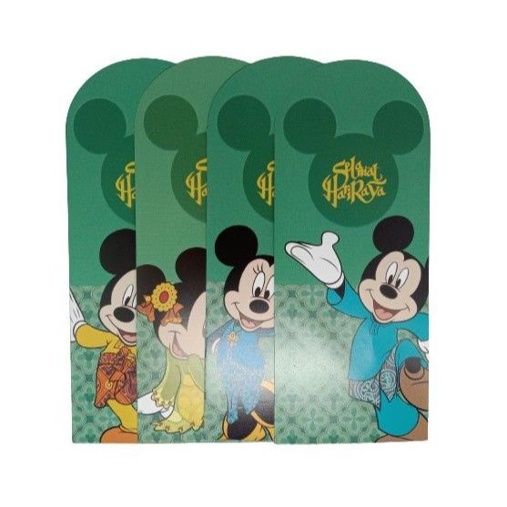 SHELL DISNEY SELAMAT HARI RAYA DUIT RAYA SLEEVE 4 ชิ้น