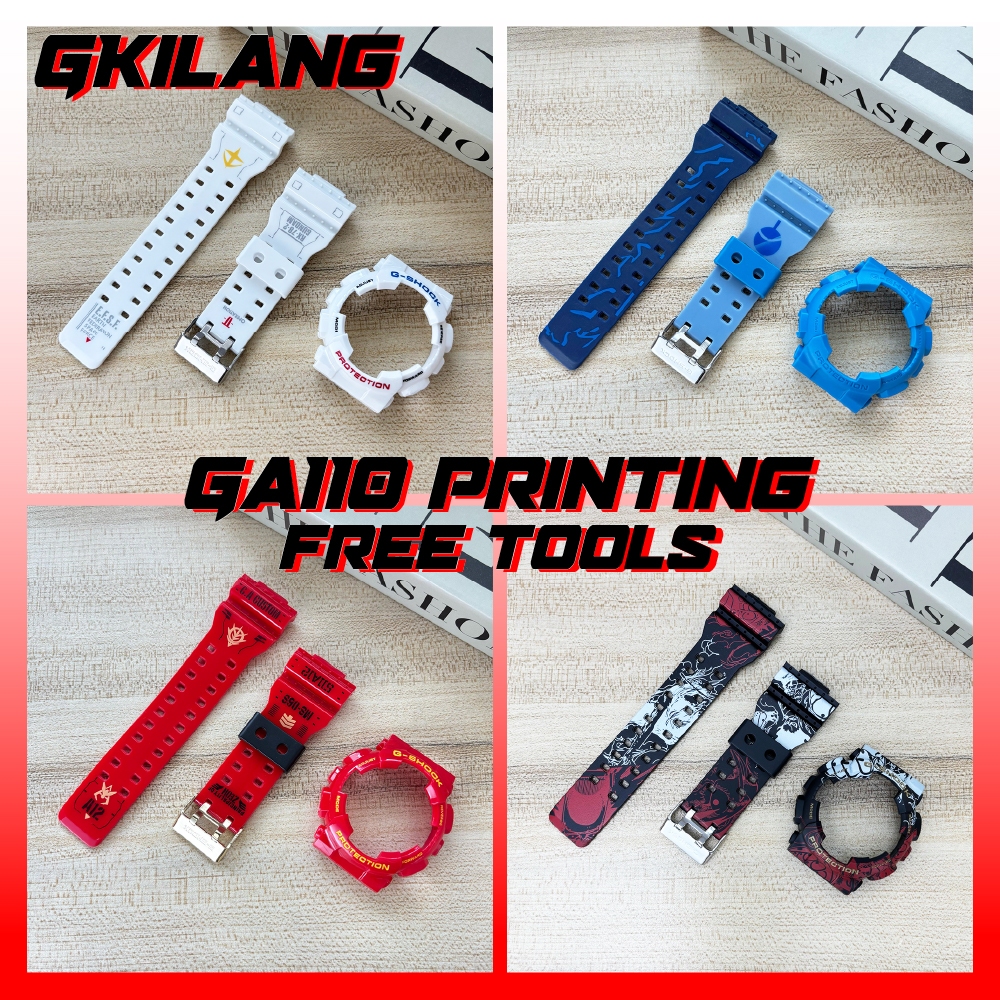 Bnb Ga110 Bnb Gd100 Custom Bnb การพิมพ์ที่กําหนดเอง Bnb GA110 Bnb GD100 Tali Jam Strap GA120 GD120 ส