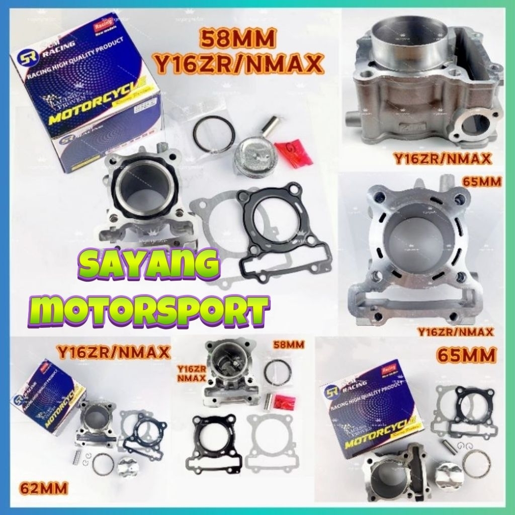 Y16ZR STANDARD BLOCK RACING BLOCK Y16ZR NMAX 58MM 62MM 65MM เซรามิก+ปลอมแปลง