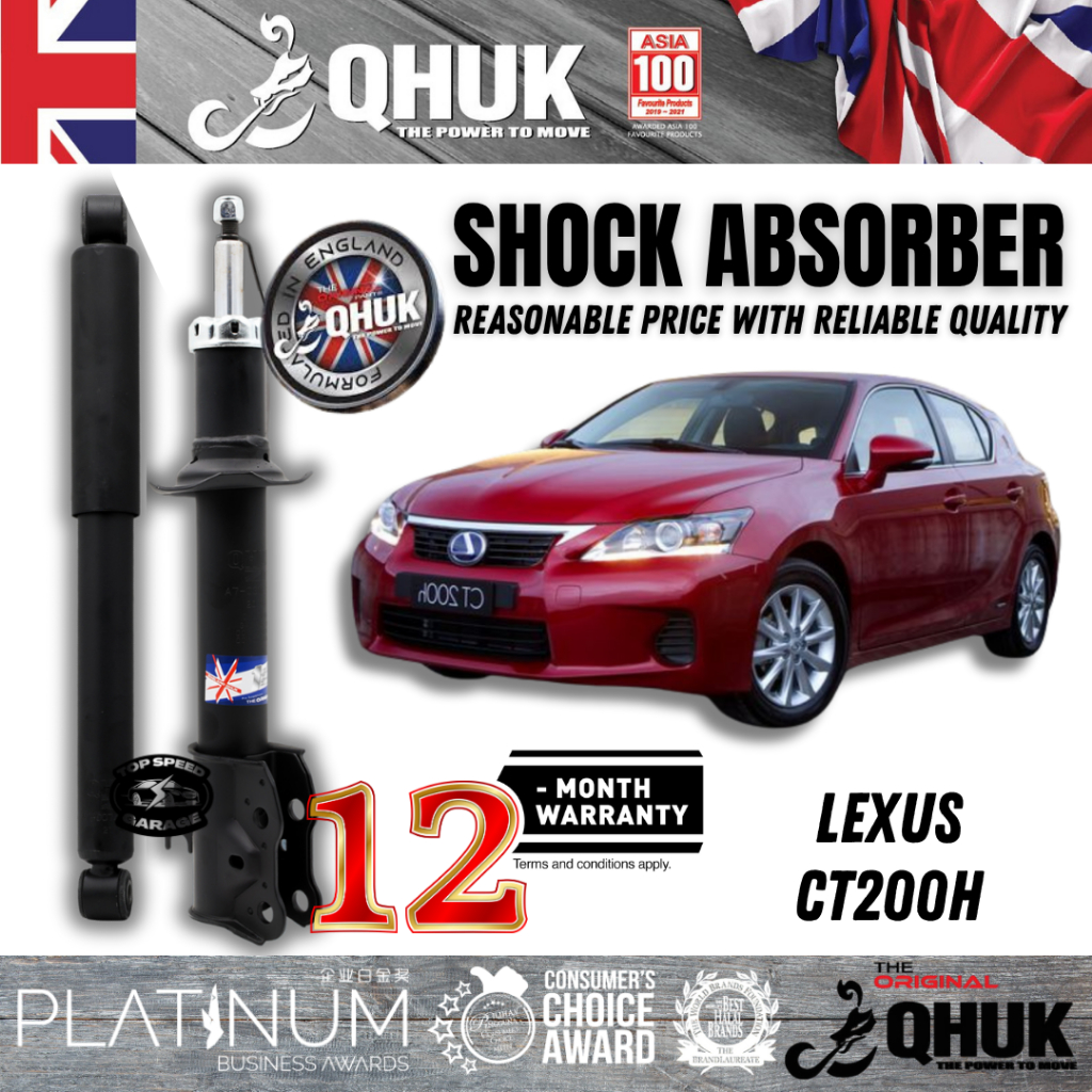QHUK โช้คอัพแก๊ส ชุดหน้าหลัง LEXUS CT200H
