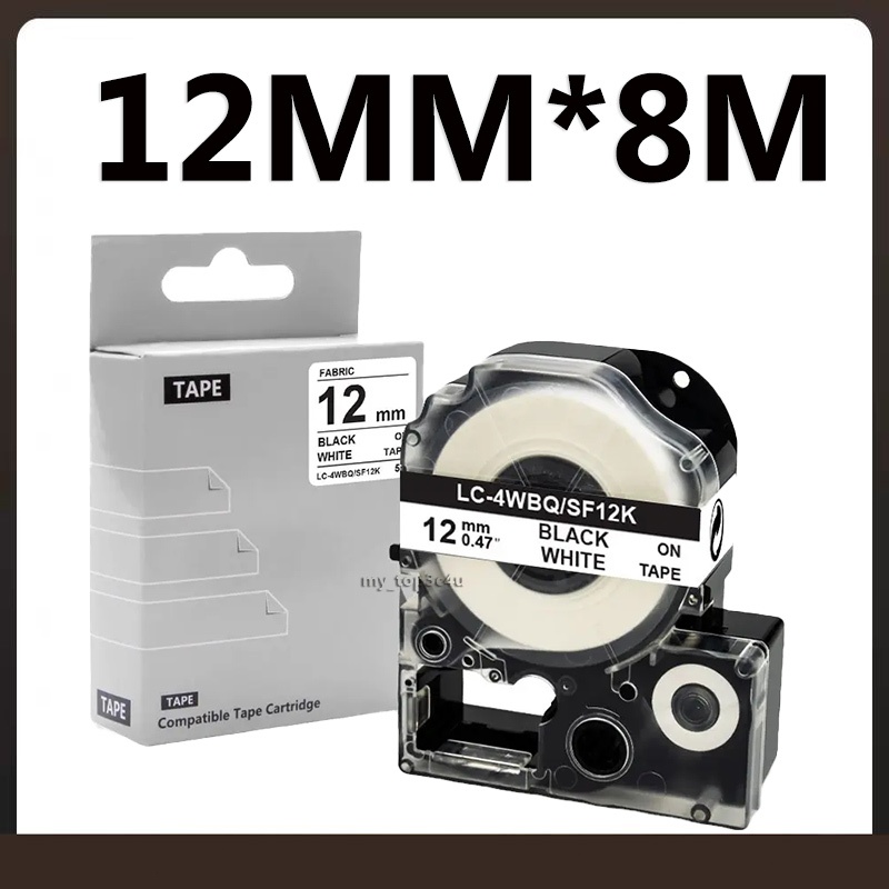 6 มม.9 มม.12 มม.18 มม.24 มม.KingJim Epson เทปฉลากสําหรับ EPSON LW-1000P LW-220RK LW-400 LW-500 LW-60