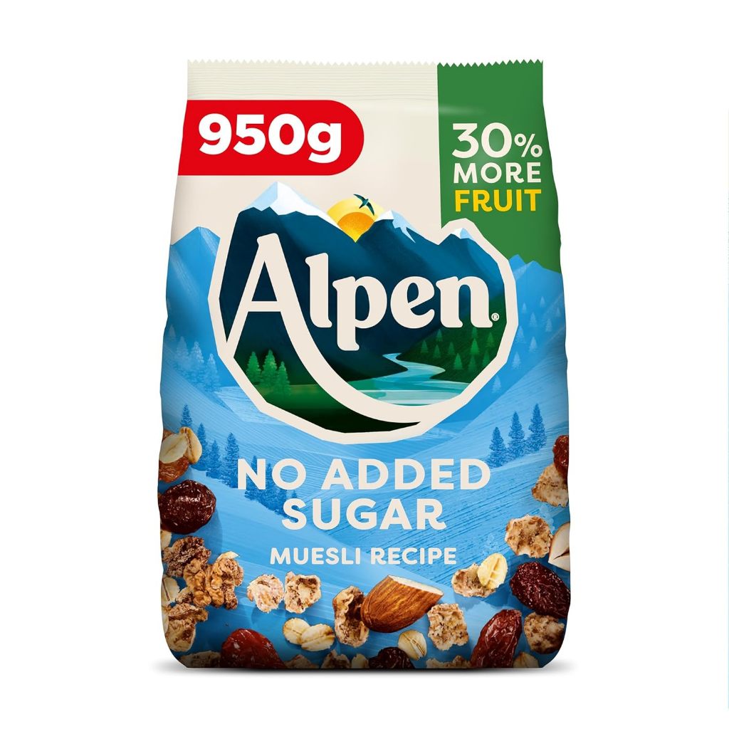 Alpen Muesli No Added Sugar 950g - XK