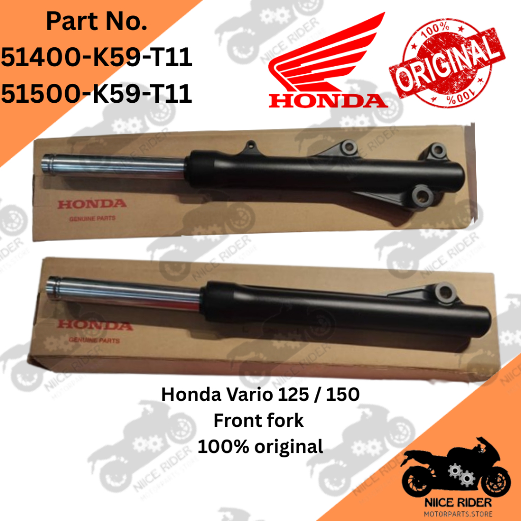 Honda BEAT Vario 125 150 ตะเกียบหน้า assy ส้อมขวาซ้าย 51400 51500 -K59 - T11