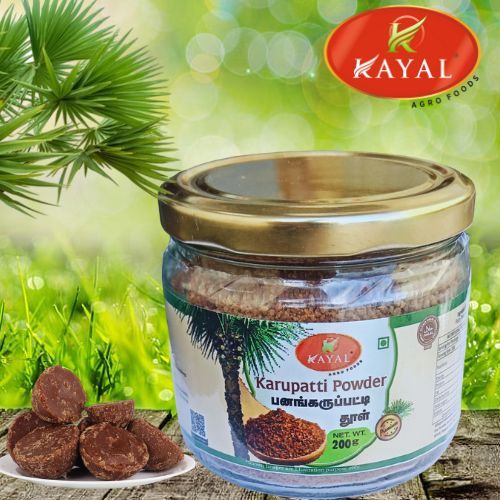 KAYAL PALM JAGGERY POWDER 200GMS / PURE KARUPATTI POWDER 200GMS / பனங்கருப்பட்டி 200GMS