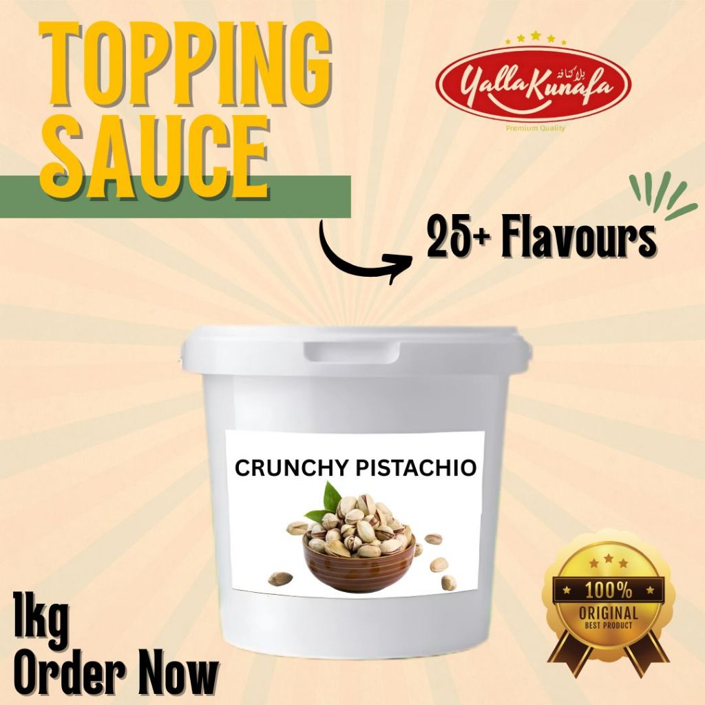 By Yalla Kunfa Crunchy Pistachio Sauce คุณภาพดีที่สุด 1กก.