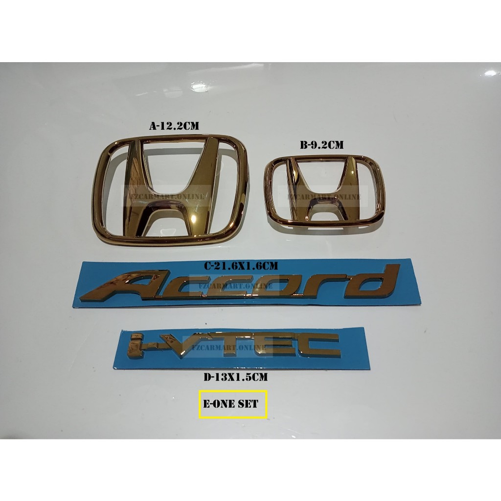 HONDA ACCORD I-VTEC EMBLEM LOGO - (ABS) YEAR:2008-2013