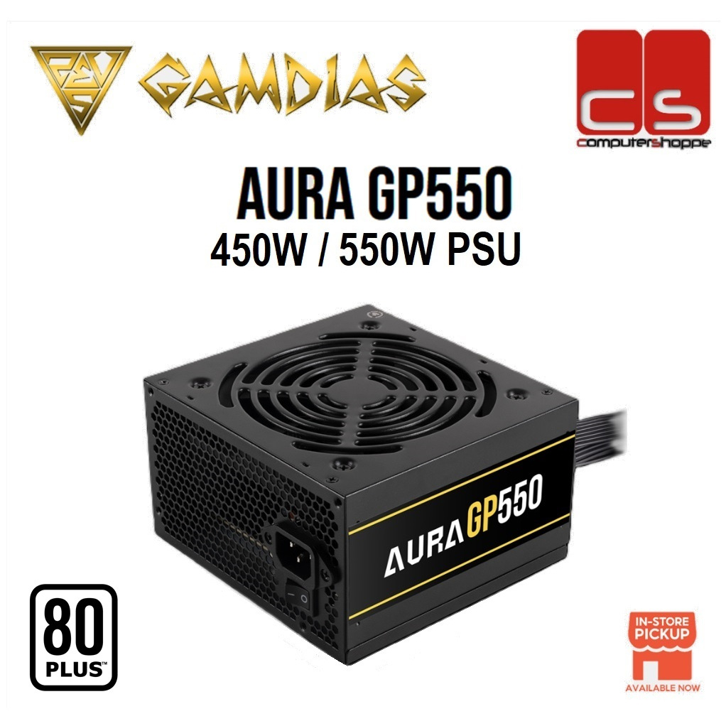 GAMDIAS AURA GP450 (450W) / GP550 (550W) 80PLUS