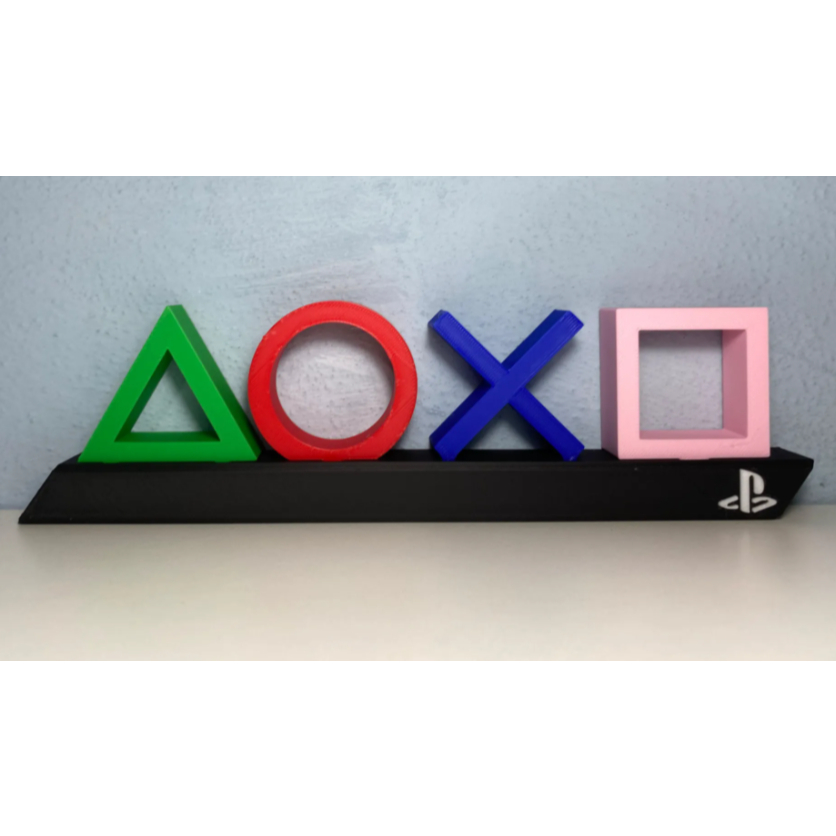 Playstation Icons Symbol (Ver 2) ของตกแต่งโต๊ะทํางาน
