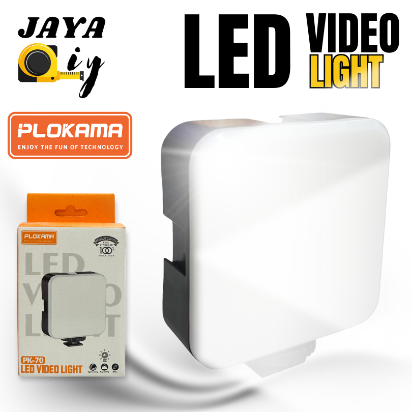 PLOKAMA - PK70 [DAYLIGHT] VIDEO หรือ CAMERA Light White jaya diy