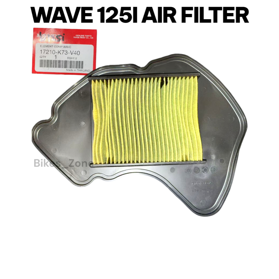 WAVE 125 I WAVE125I WAVE 125 FI AIR FILTER AIR CLEANER FILTER KOTAK ANGIN PENAPIS FILTER UDARA