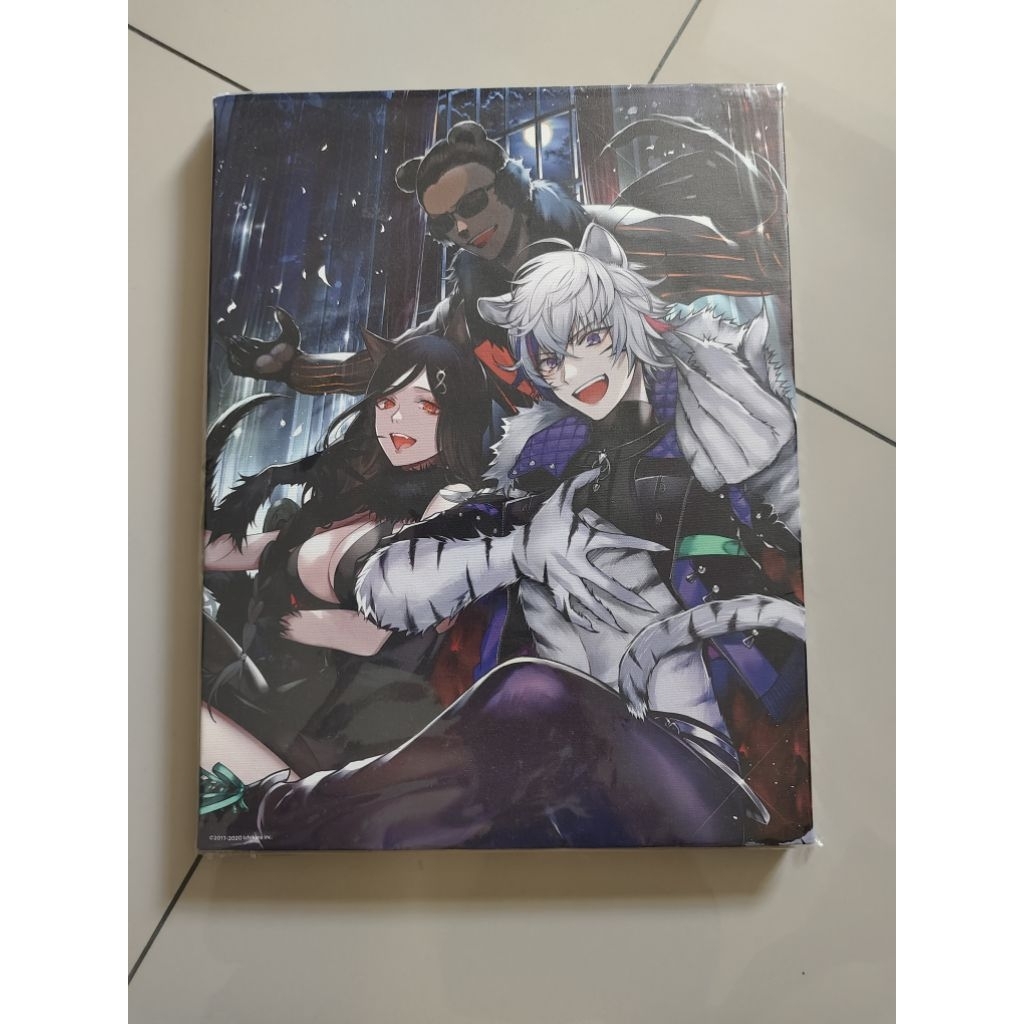 STOK] NIJISANJI VTUBER DMM SCRATCH KUJI FUWA MINATO SHIRAYUKI TOMOE GWELU OS GAR YAOUKOKU กระดานผ้าใ