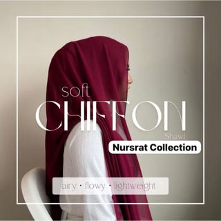 Trendy Chiffon Shawl - Fashionable and Elegant Scarf for Women