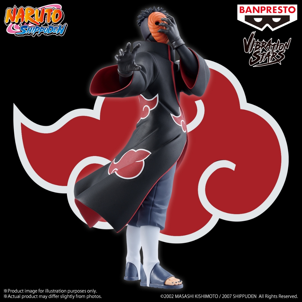 Banpresto Naruto Shippuden Vibration Stars Akatsuki Tobi อะนิเมะรูป