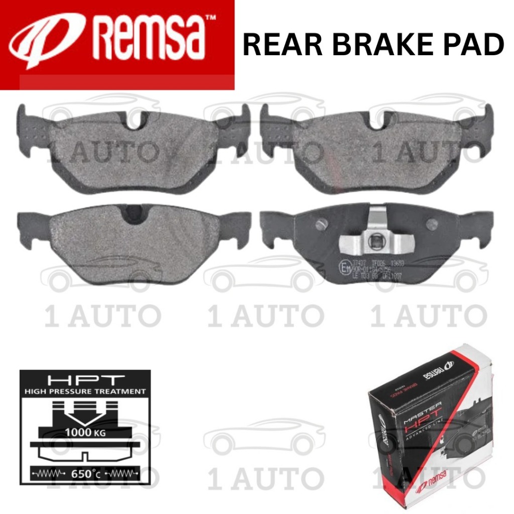 REMSA SPAIN MASTER HPT REAR BELAKANG BRAKE PAD BMW X1 E84 18i 20i 20dX e90 320i 325i E92 323i E93 32