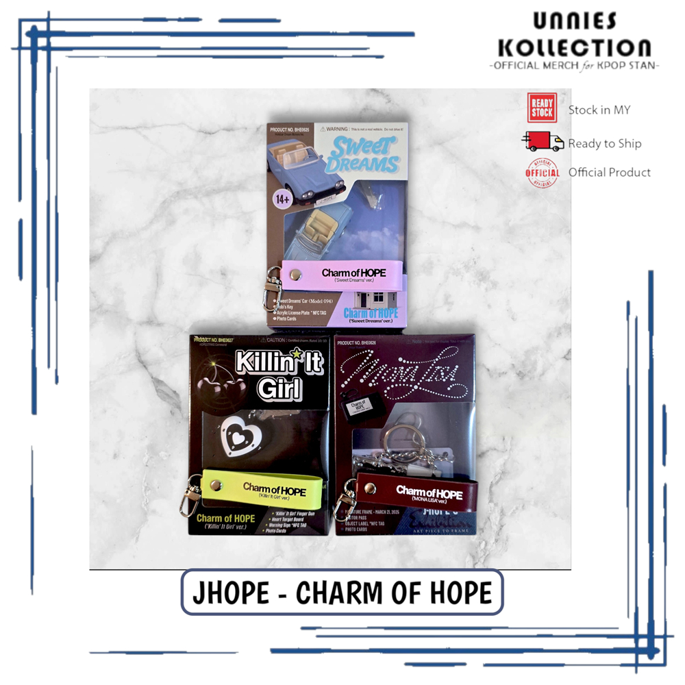 [BTS] JHOPE - CHARM OF HOPE (SWEET DREAM VER / MONA LISA VER / KILLINIT GIRL VER)