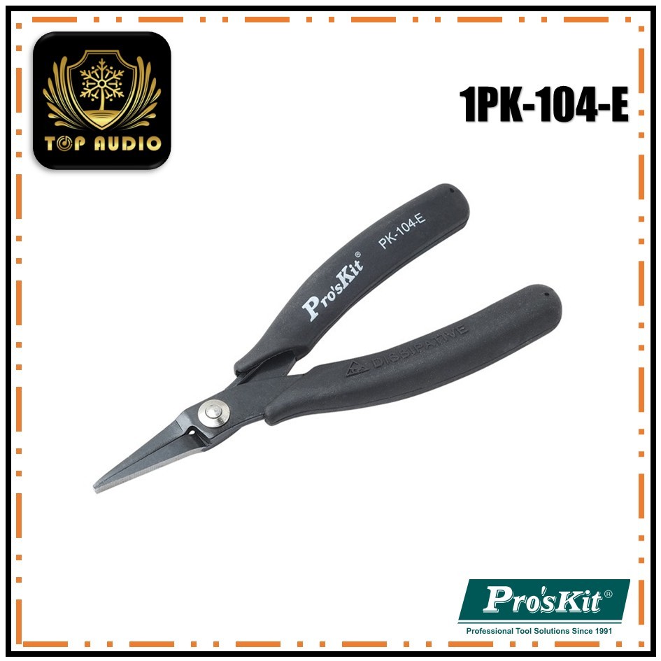 ProsKit 1PK-104-E คีมปากแบนพร้อมที่จับแบบเหนี่ยวนํา 145mmm