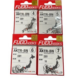 MATA Fudo Hooks Akita Kitsune W/R Hooks พร้อม AKTR-BN 3301 หลุม