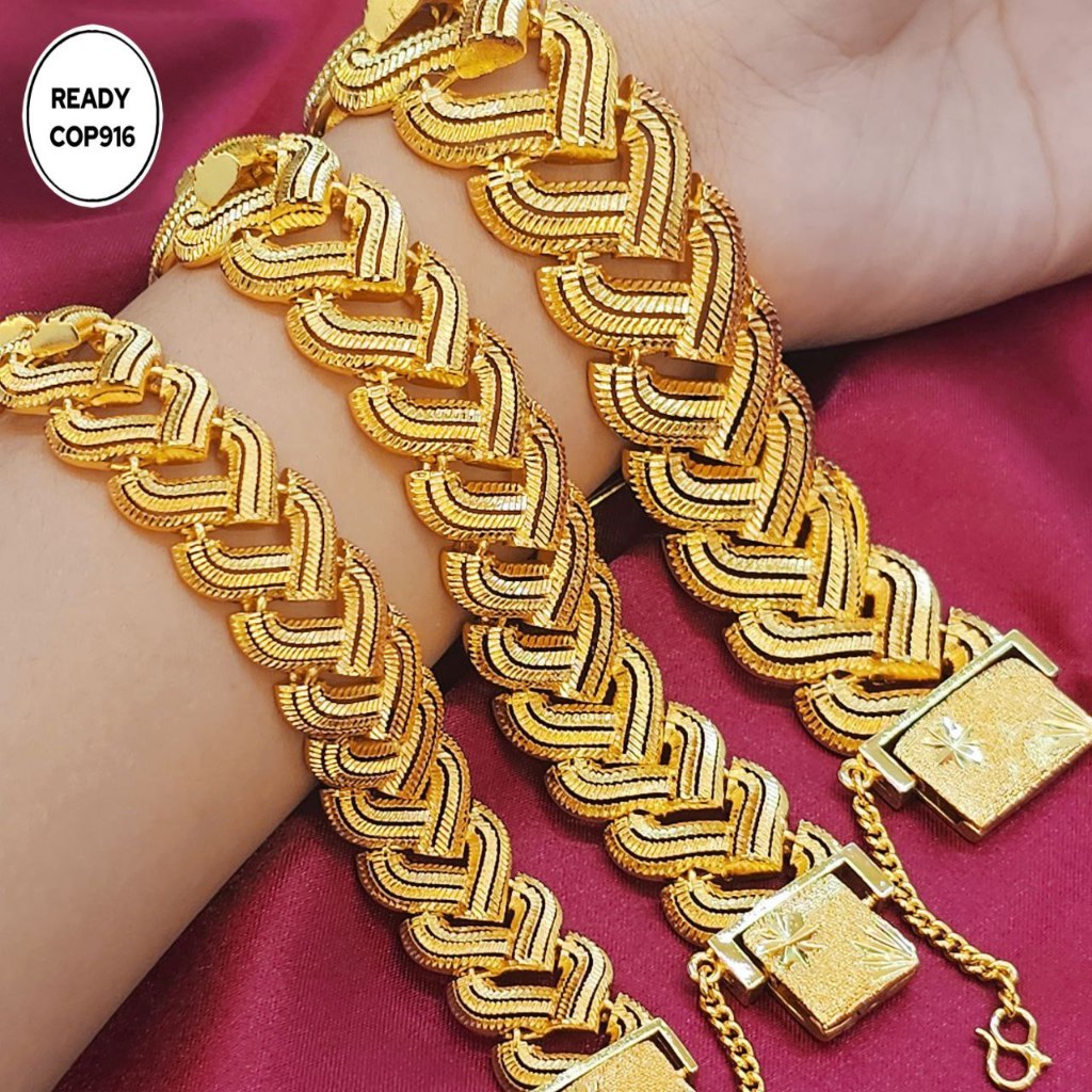 NEW Rapunzel Exclusive Gold Bracelet 24k Titanium Gold Bangkok Gold 2025 A16