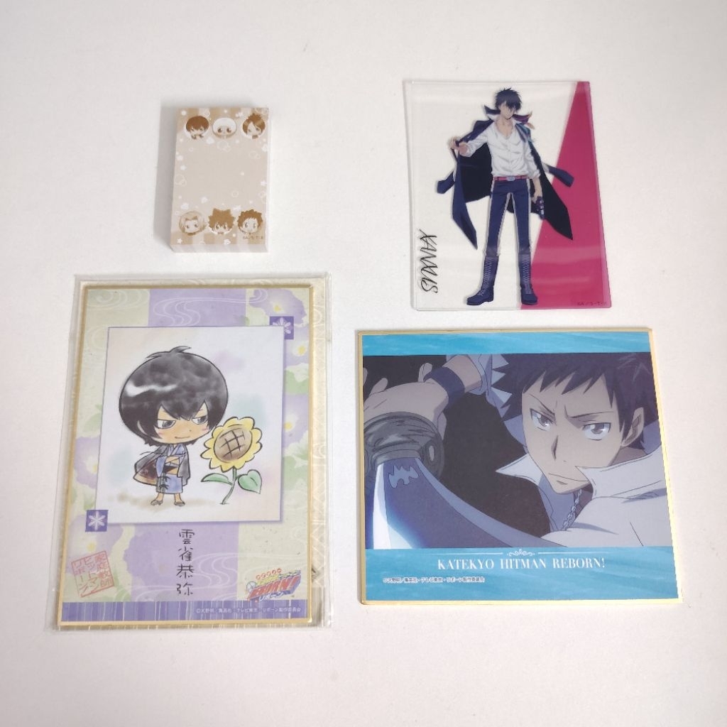 Katek师you Hitman Reborn อย่างเป็นทางการ merch Takeshi Yamamoto XANXUS shikishi การ์ดอะคริลิคแผ่นบันท