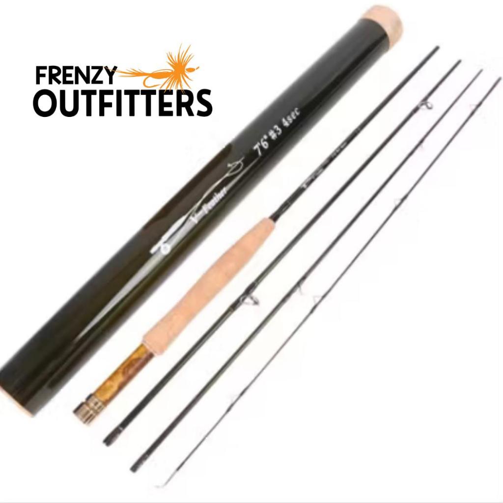 Fly Fishing Light ชุดคอมโบน้ําหนัก (1wt, 2wt, & 3wt) พร้อม Rod Tube