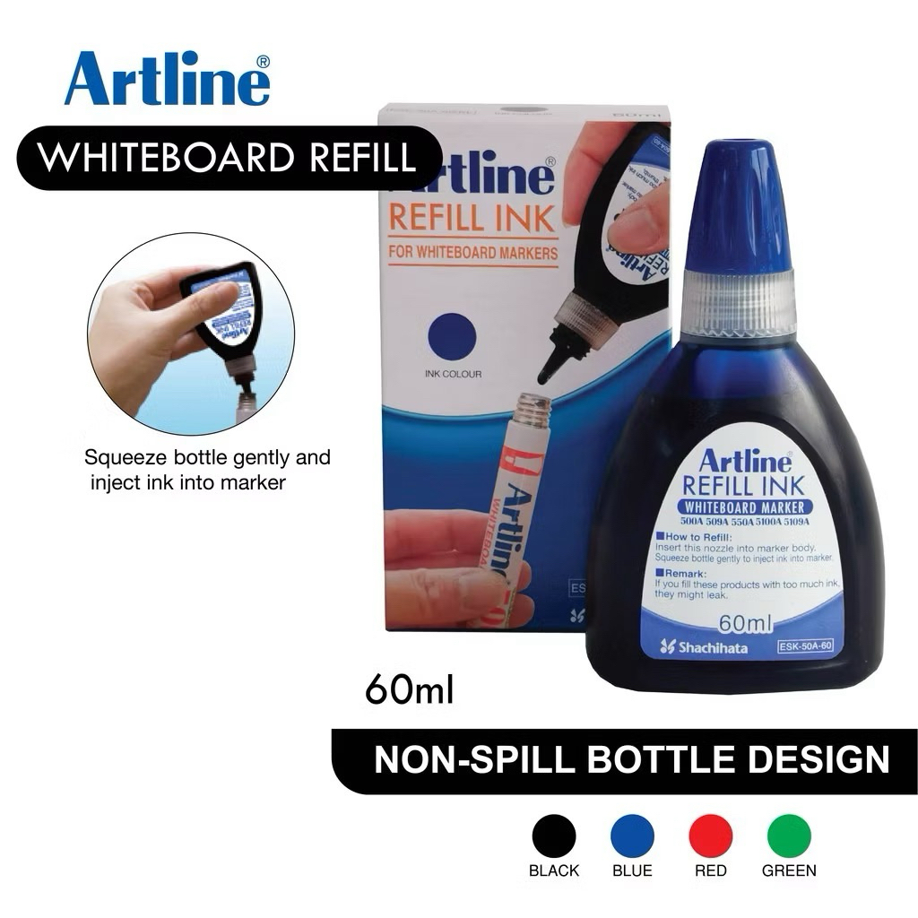 หมึกพิมพ์สีขาว Artline ESK50A /60CC ARTLINE
