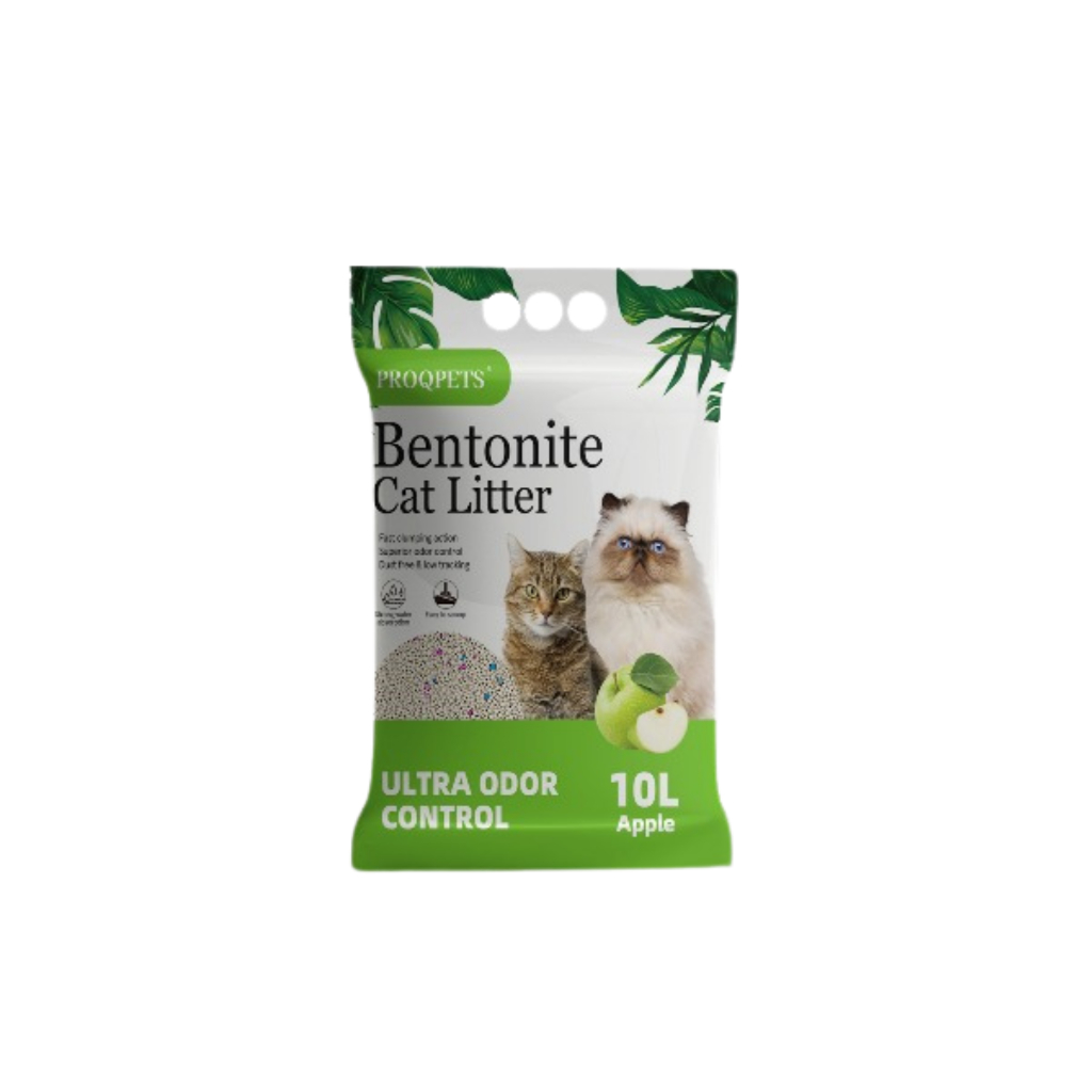 ทรายแมว Bentonite 10L - ทรายแมว Pasir Kucing 10L APPLE