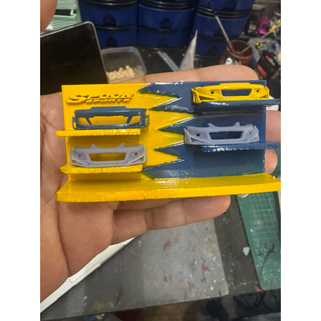 Diorama Spoon Rack พร้อมกันชน 1/64
