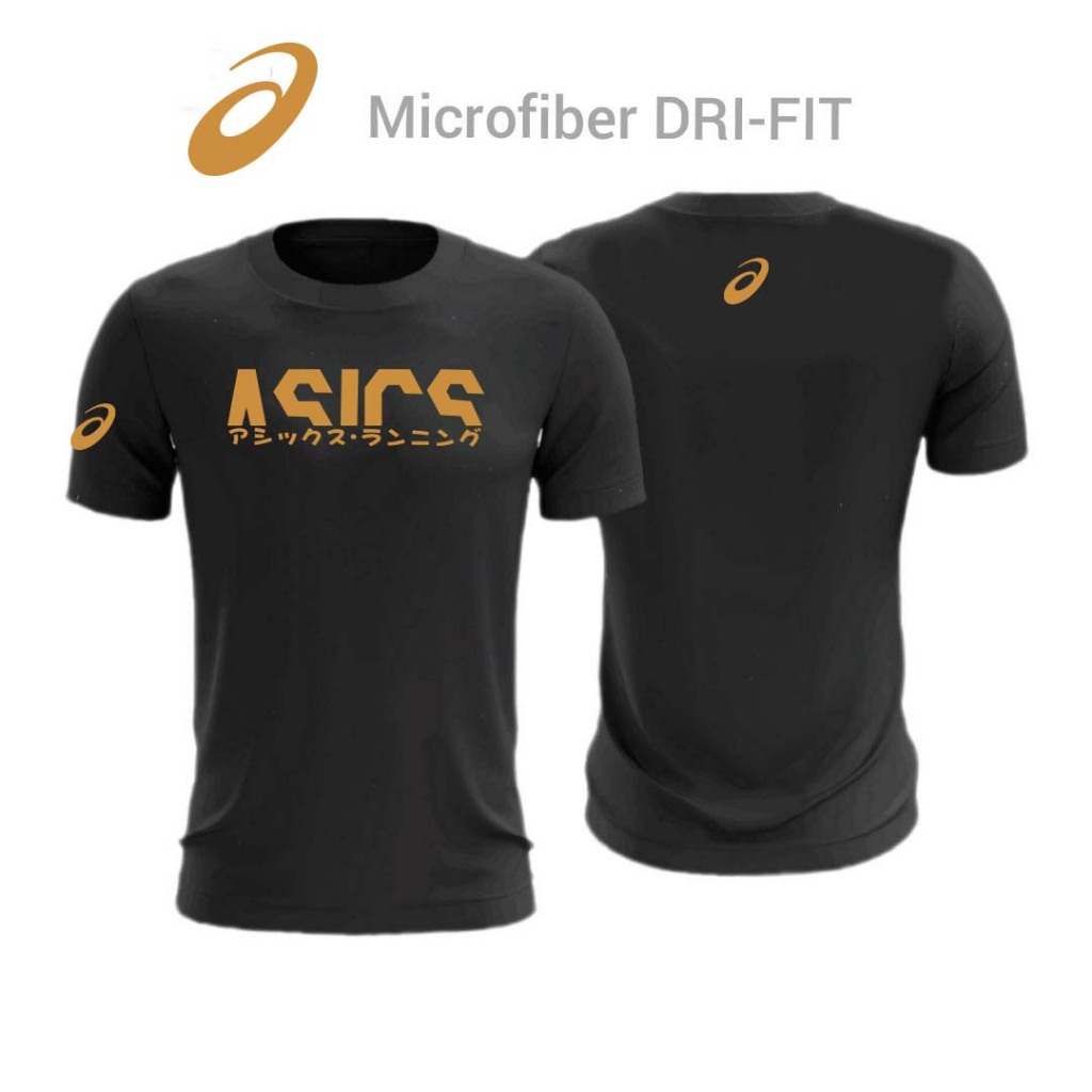 เสื้อยืดกีฬาผู้ชายไมโครไฟเบอร์ Unisex AST-Shirt Gold Vesion S-3XL GYM ชุดกีฬาที่สะดวกสบาย