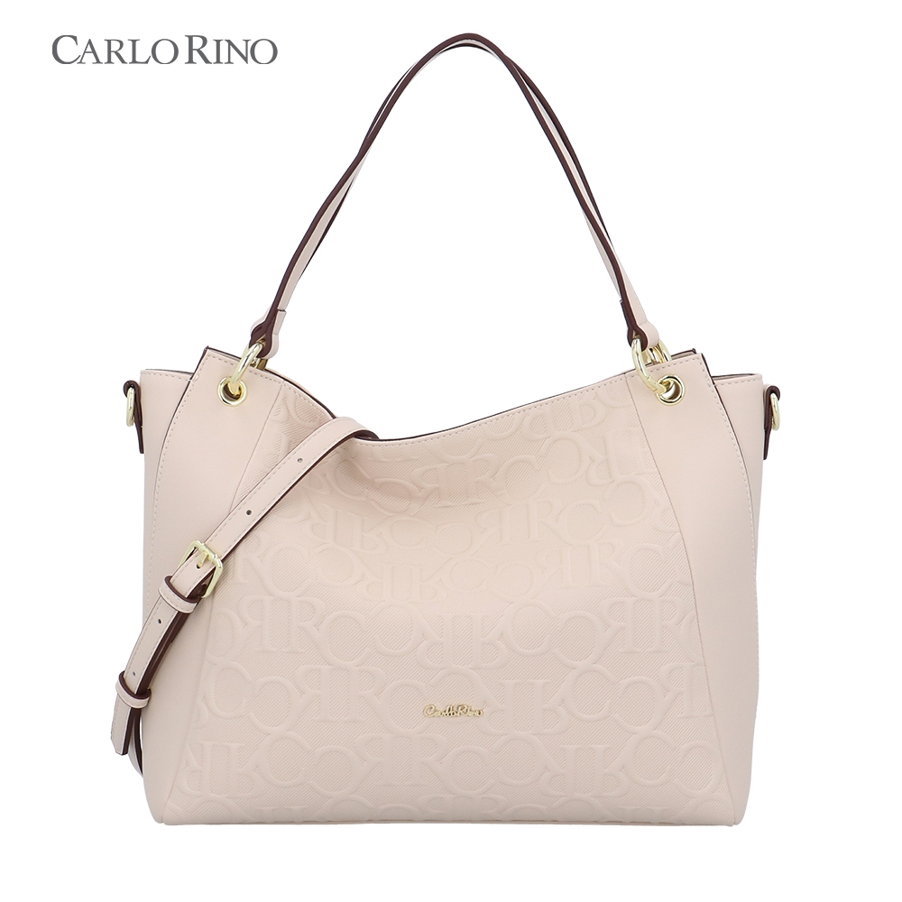 Carlo Rino CR Bella Tote Bag - สีนู้ด