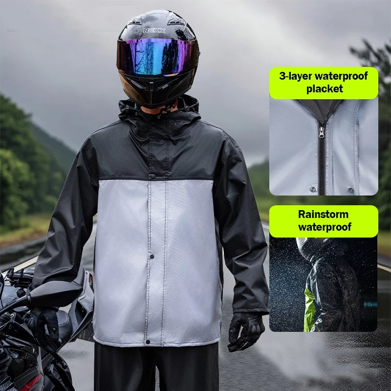 เสื้อกันฝนชุดกันน้ำสำหรับมอเตอร์ไซค์ thumbnail 8
