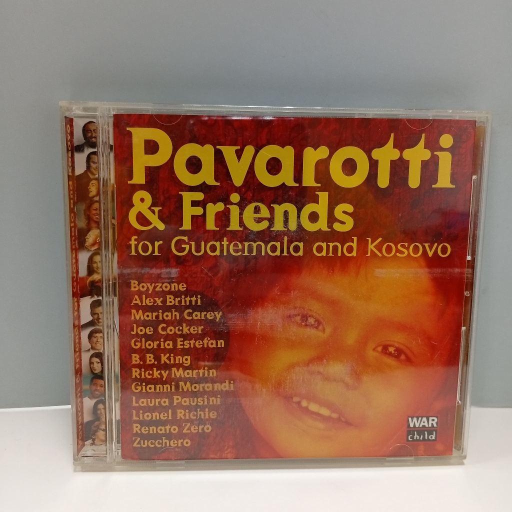 U289-21 CD TERPAKAI [ PAVROTTI & FRIENDS สําหรับ GUATEMALA และ KOSOVO ] ซีดี U289-21