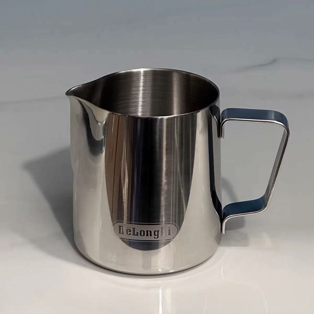 Delonghi Coffee Latte Art Pitcher with Skala Cawan Milk Pitcher Latte Art Frothing MilkHandless Pitc