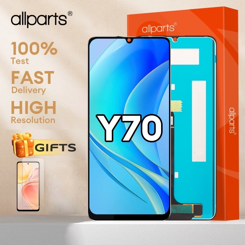 ALLPARTS IPS จอแสดงผล LCD สําหรับ Huawei Nova Y70 Skrin LCD Touch Screen Digitizer (6.75 "/720x1600)