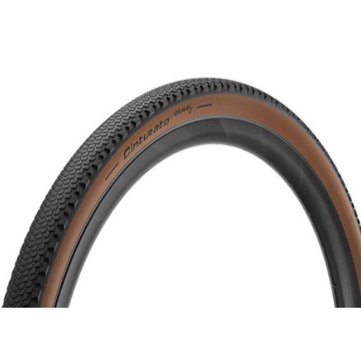 ยาง Pirelli Cinturato Gravel H TLR 650b - กว้าง: 45mm สีน้ําตาล