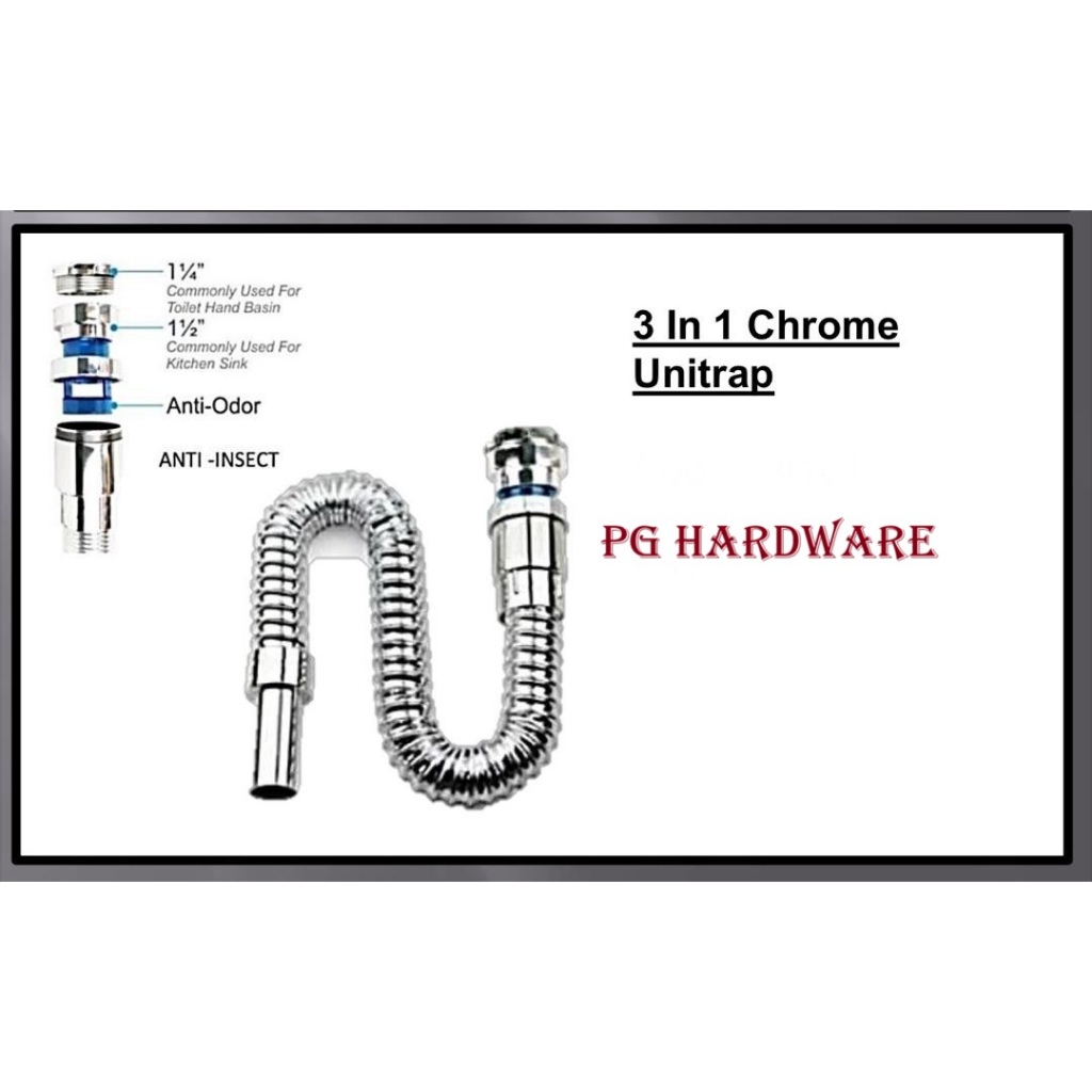 ALECO 3 in 1 Chrome Uni Trap ( 32mm & 40mm )