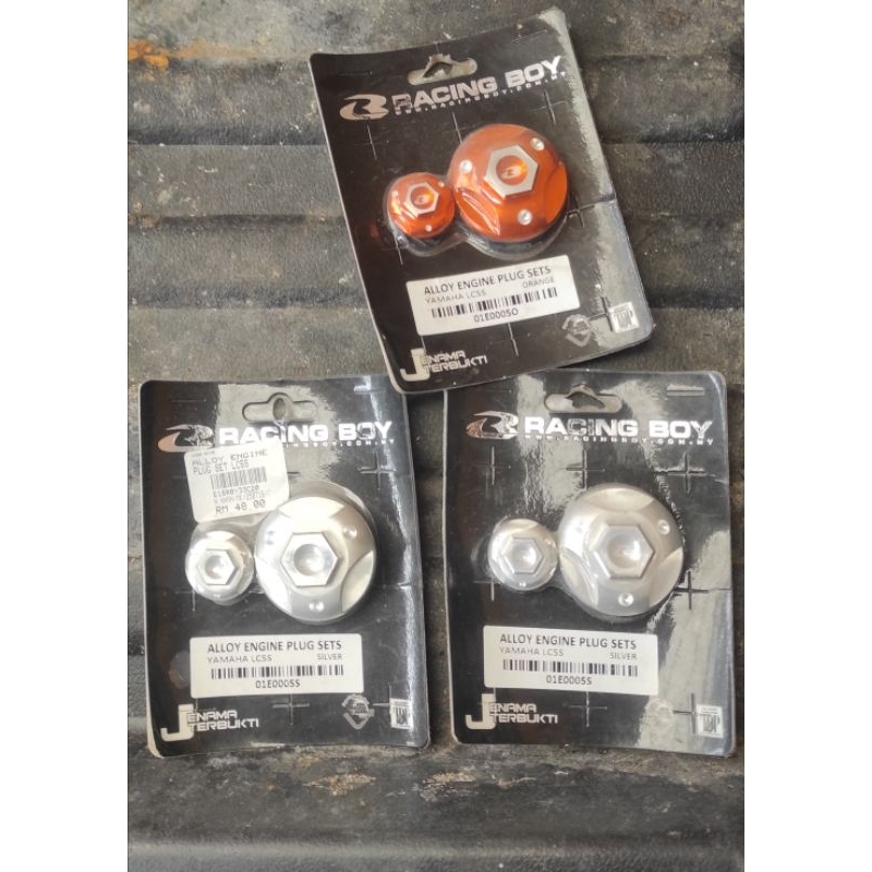 RACING BOY ENGINE OIL PLUG MAGNET COVER MARKING CAP YAMAHA Y15ZR,LC135 4S 5S,FZ150,SRL,Y16 CNC
