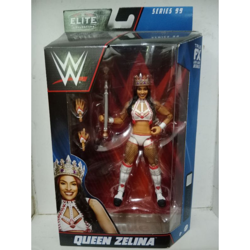 (กล่องความเสียหาย) Mattel WWE Elite 99 Queen Zelina Vega Wrestling Action Figure