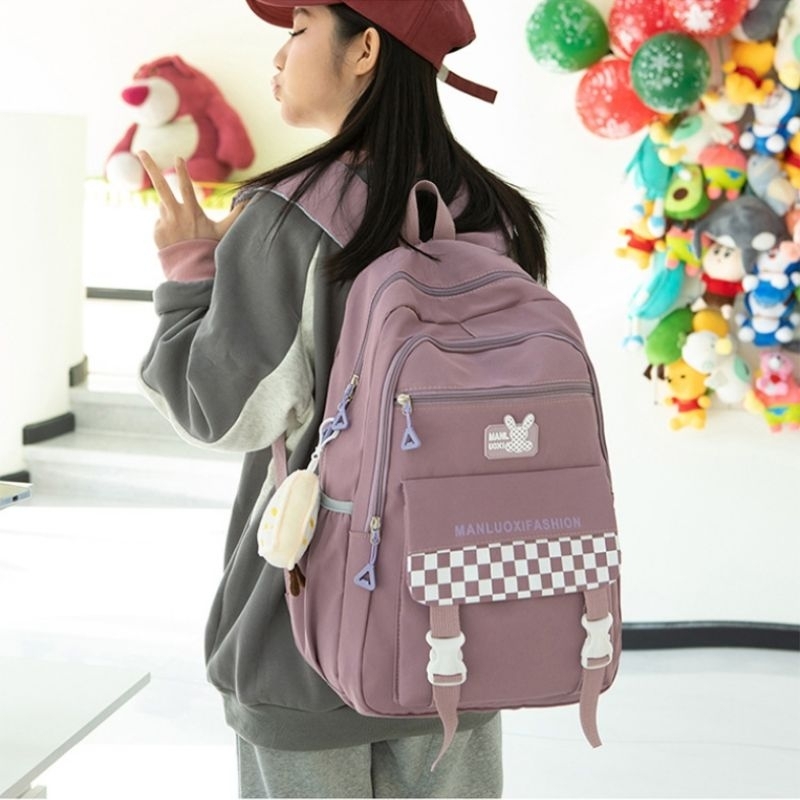 School Backpack Casual fashion School Bag Backpack Beg Sekolah