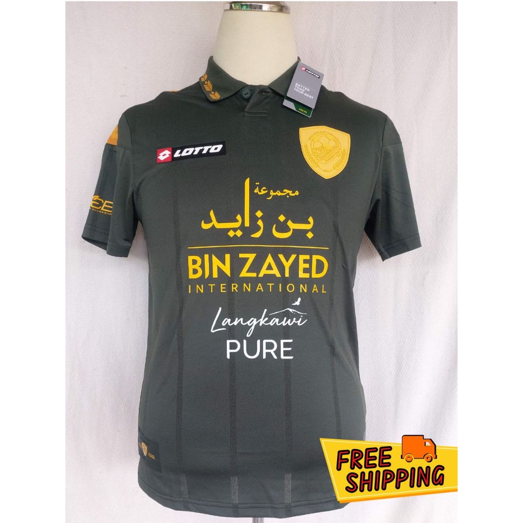 [CLEARANCE] เสื้อแข่ง Lotto Kedah KDA FC 2023 ของแท้