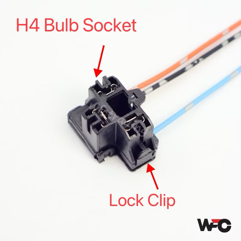 Car H4 HeadLamp Bulb Socket Style Not Afraid Temperature H4 Socket