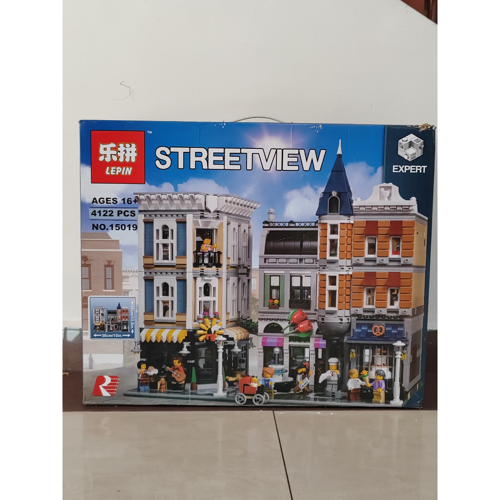 LEPIN Assembly Square 15019 Streetview Building Blocks ไม่ใช่ Lego Bricks