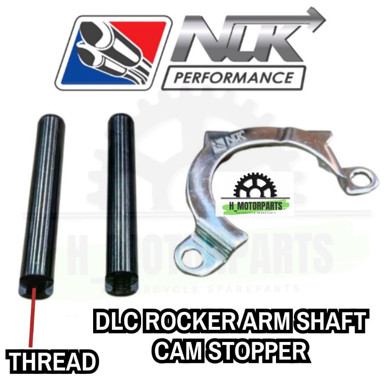 Nlk PERFORMANCE RACING DLC ROCKER ARM SHAFT CAM STOPPER PLATE LC135 Y15ZR Y15 FZ150 ชุดหมุดสแตนเลส