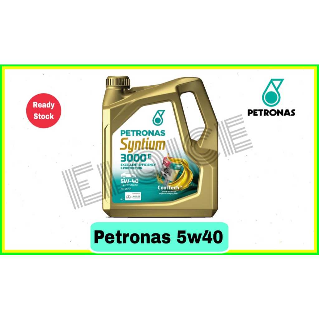 Petronas 5W40 (4Liter) สังเคราะห์แท้ - Proton, Perodua, Toyota, Honda, Nissan, Hyundai