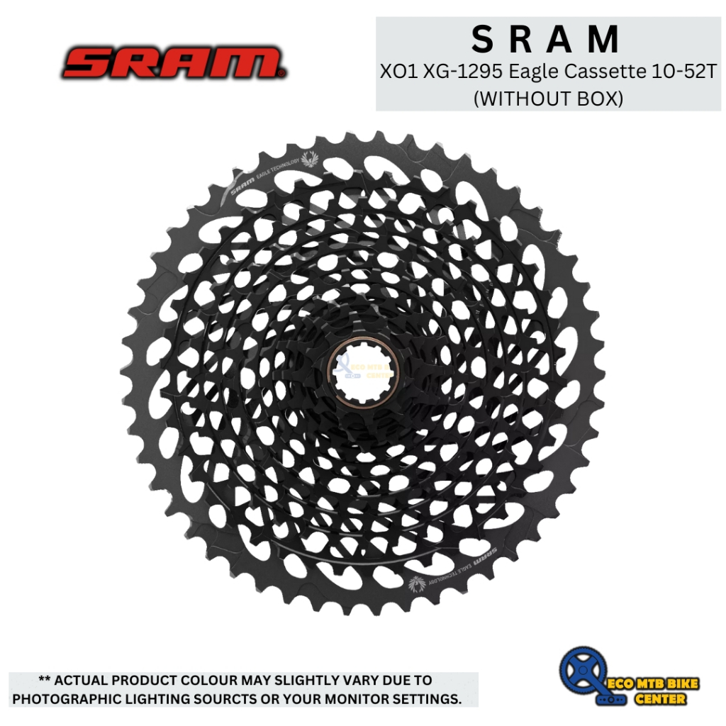 SRAM XO1 XG-1295 Eagle Cassette 10-52T (กล่องไม่มี)