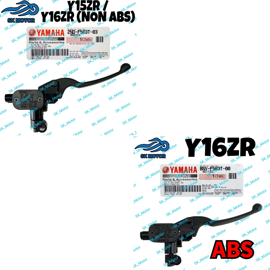 Yamaha Y15ZR Y15 YSUKU Y16ZR Y16 (ABS / NON ABS) ปั๊มหลักหน้าเบรคปั๊ม Atas Depan 2ND BNV-F583T-00