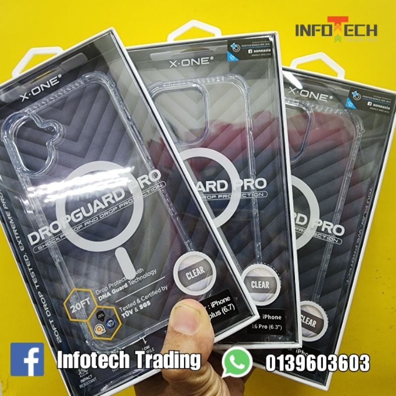 X-one Drop Guard Pro สําหรับ 16 Pro Max 16 Pro 16 Plus 16 17 17 Pro Max one x.one