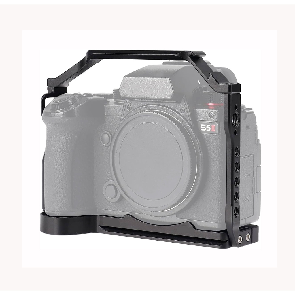 กล้องกรง DSLR Mirrorless Video Rig สําหรับ Panasonic Lumix S5II X S5II S52 S5 Mark II G9II Mark II